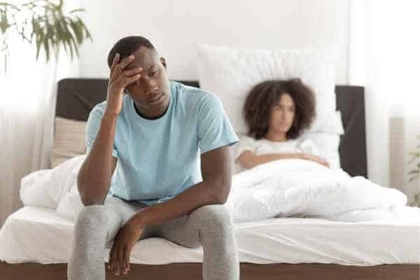 Man upset about ED symptoms Stoke
