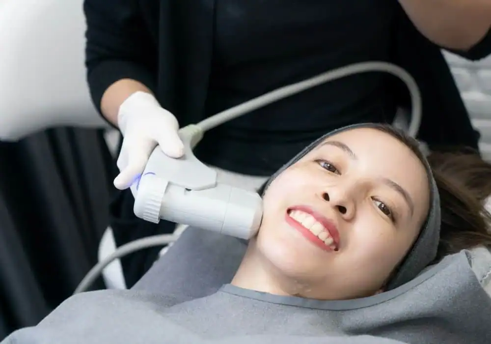 HIFU treatment Stoke in progress