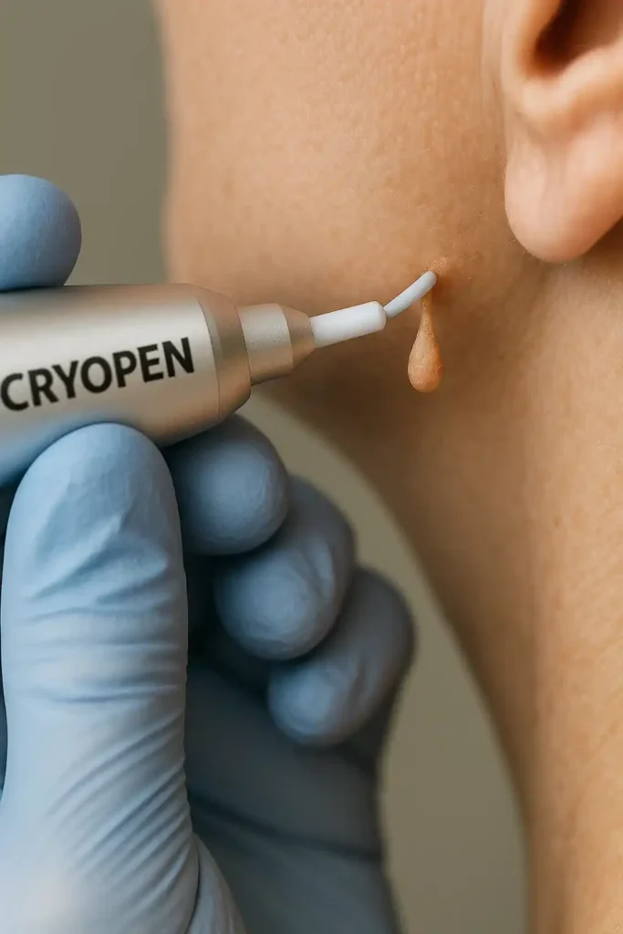 Cryopen for skin tags removal Stoke speak to our team today!