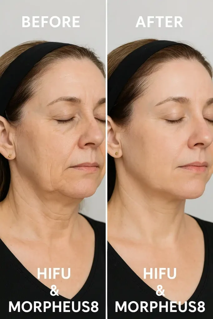 HIFU & Morpheus8 treatment results Stoke - book in today!