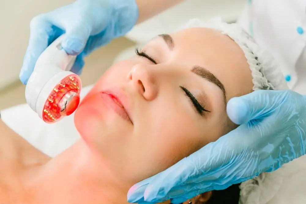 woman having non-surgical Morph8 treatment Stoke