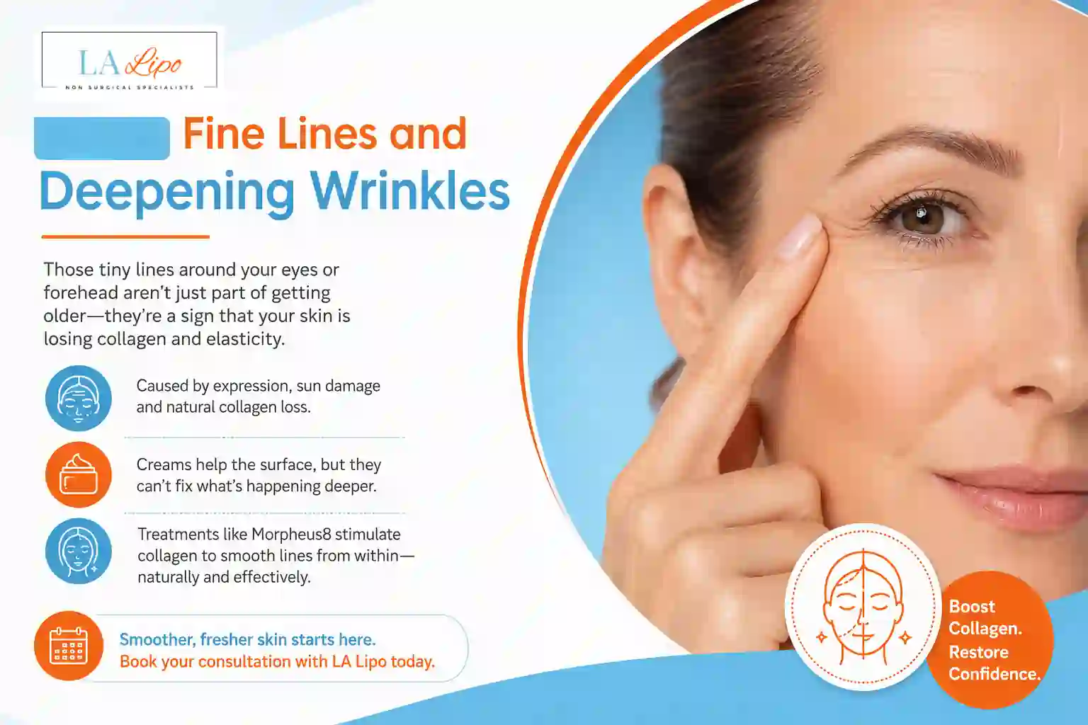 Sign #2: Fine Lines and Deepening Wrinkles Stoke