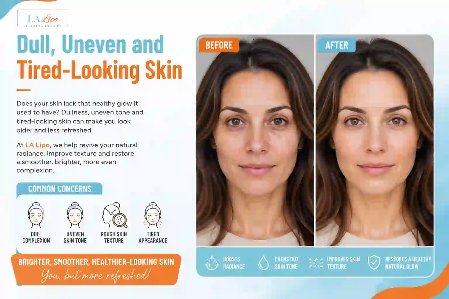 Sign #5: Dull, Uneven and Tired-Looking Skin Stoke